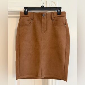 Liverpool Tan Pencil Skirt